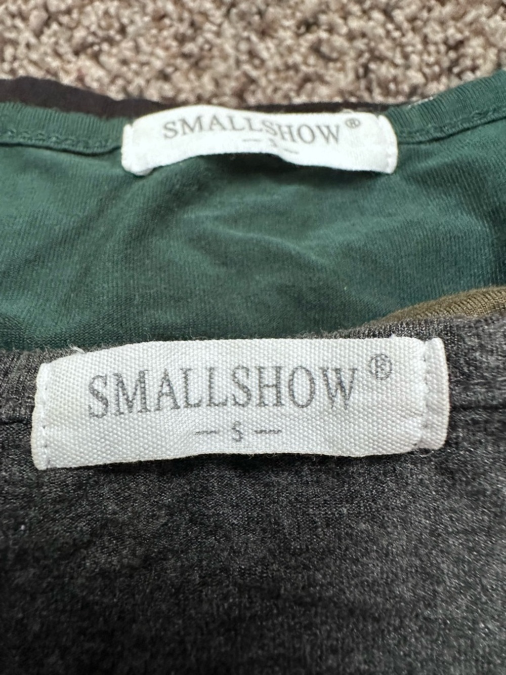 Maternity Short-Sleeve Tunic - Gray, Olive, Teal, Black - Picture 2 of 3
